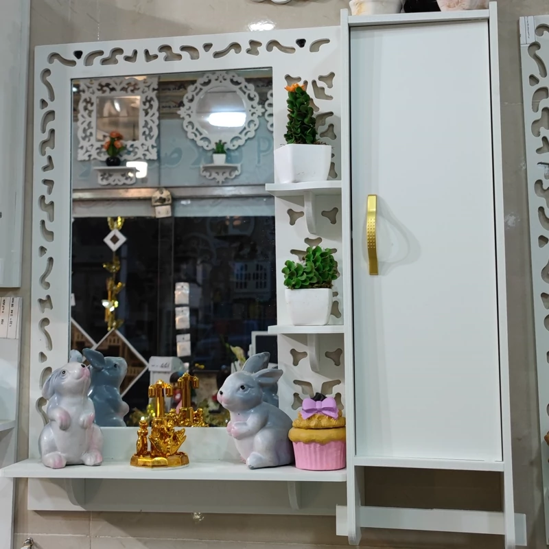 آینه شلف باکس دار سایز بزرگ عمودی