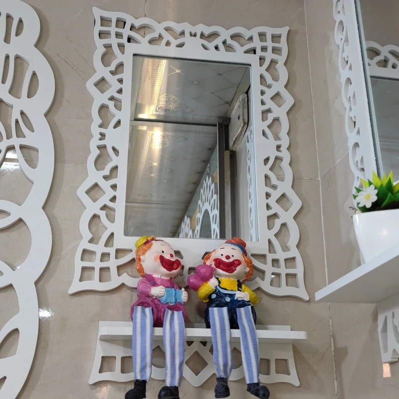 آینه شلف کنسول سایز کوچک ظریف و ضدآب