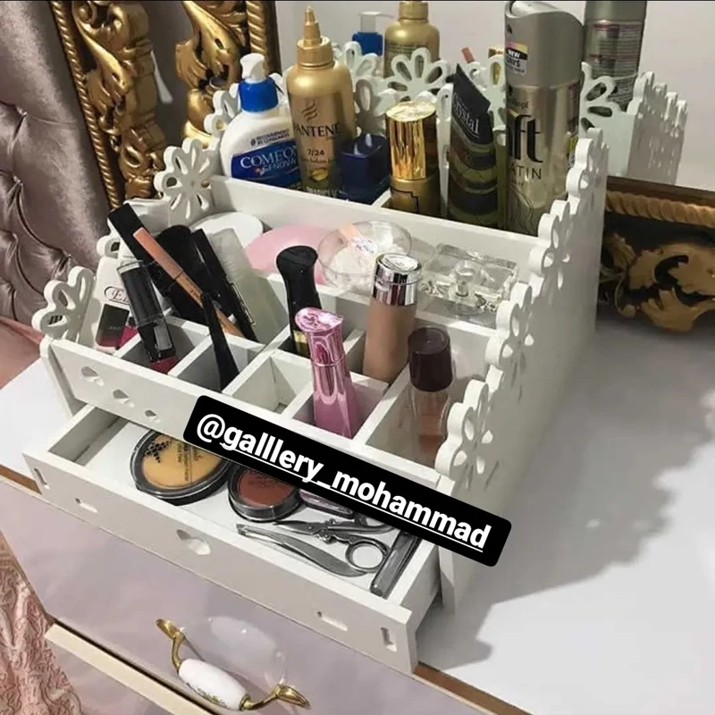 شلف رو میزی کشو دار آرایشی ضد آب