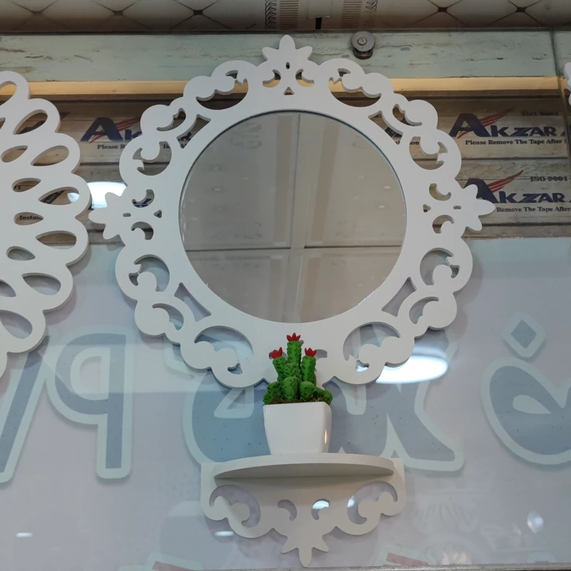 آینه کنسول نیلوفر مناسب حمام  توالت ضدآب