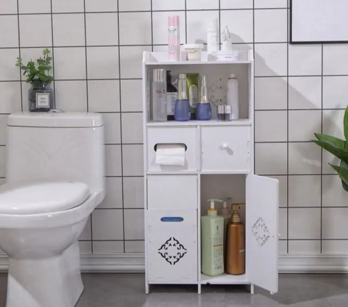 استند شلف ایستاده قد 90 حمام توالت بزرگ