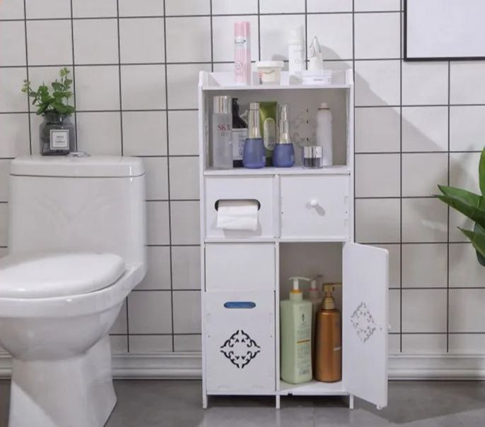 استند شلف ایستاده قد 90 حمام توالت بزرگ