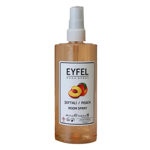 Eiffel air freshener spray, Peach model, original Türkiye, volume 400 ml.