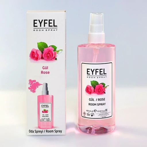 اسپری خوشبوکننده ایفل مدل گل رز (َRose) اصل ترکیه حجم 400 میلی لیتر