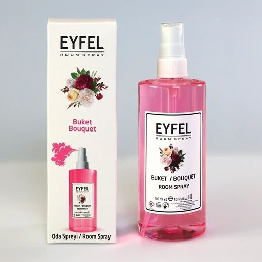 Eiffel air freshener spray, Bouquet model, original Türkiye, volume 400 ml