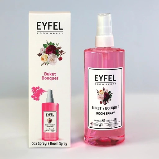Eiffel air freshener spray, Bouquet model, original Türkiye, volume 400 ml
