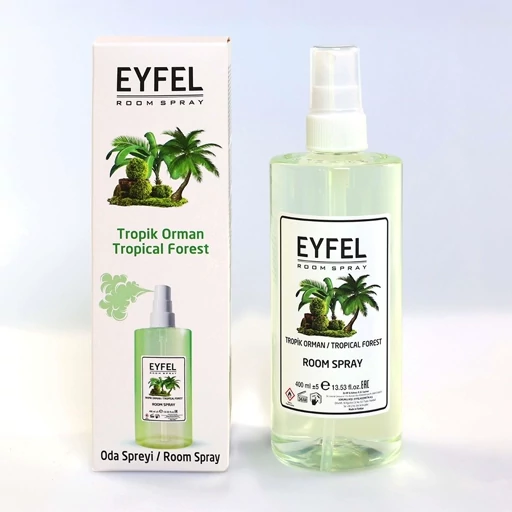 Eiffel Tropical Forest Air Freshener Spray, Original Türkiye, 400 ml