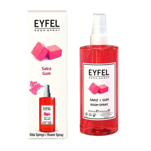 Eiffel air freshener spray, Gum model, original Türkiye, volume 400 ml