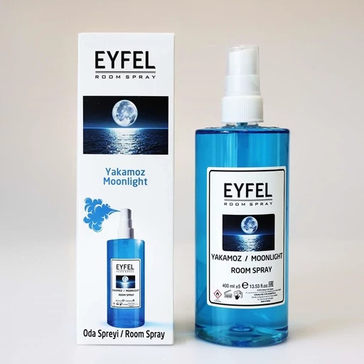 Eiffel Air Freshener Spray Moon Light Model Original Türkiye Volume 400 ml