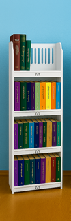 استند شلف جاکتابی 4 طبقه ایستاده قفسه کتاب و دکوری