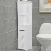 خرید شِلف نظمدهنده ایستاده سایز بزرگ PVC نانو ضدآب حمام، سرویس بهداشتی و گوشههای منزل