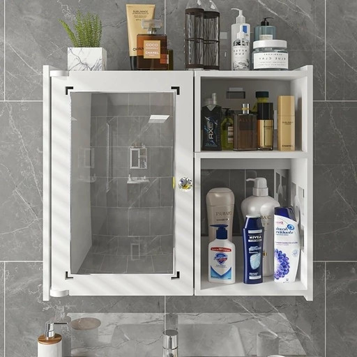 آینه باکس دیواری ضدآب PVC نانو برای سرویس بهداشتی و حمام مدرن و مقاوم در برابر رطوبت