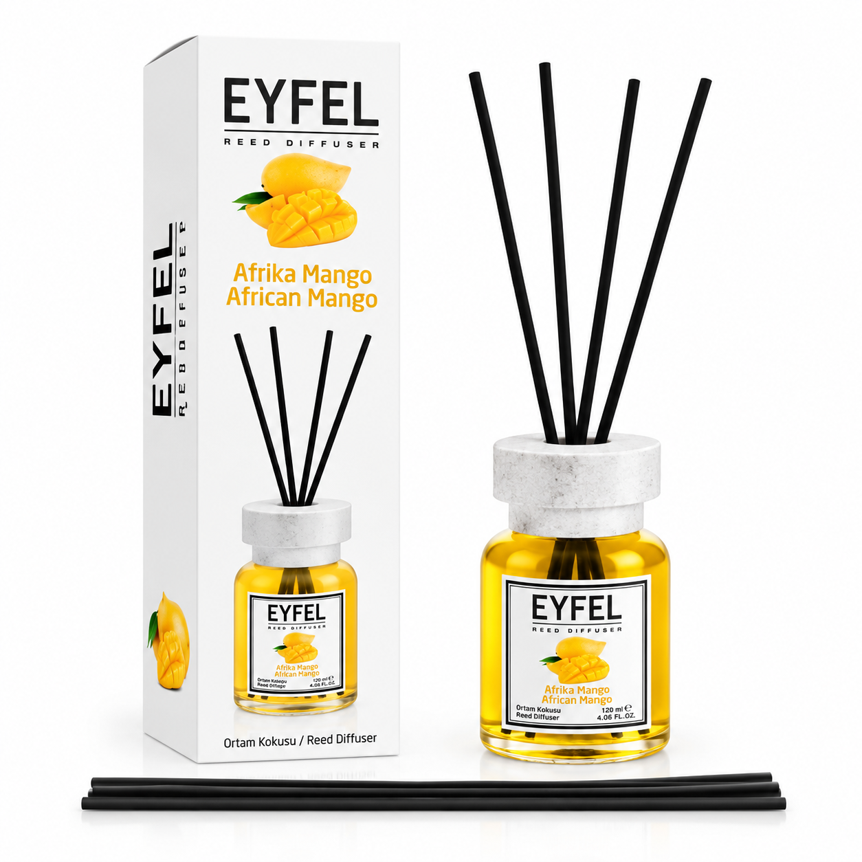 خوشبوکننده ایفل 120 میل خارجی رایحه انبه آفریقایی EYFEL African Mango