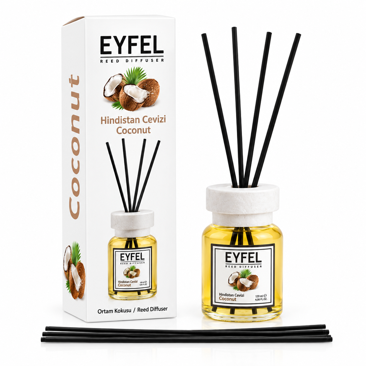 خوشبوکننده ایفل 120 میل خارجی رایحه نارگیل EYFEL Coconut