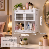 باکس کابینتی نیمه درب PVC نانو ضدآب کابینت دیواری حمام و سرویس بهداشتی