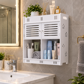 باکس کابینتی نیمه درب PVC نانو ضدآب کابینت دیواری حمام و سرویس بهداشتی
